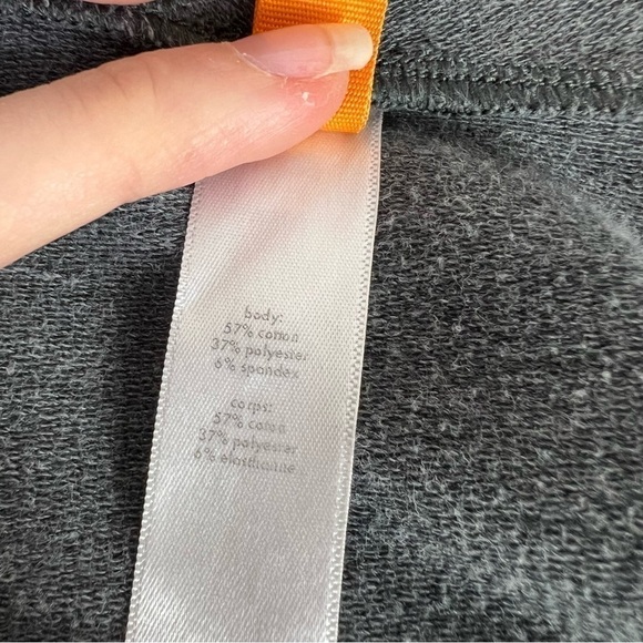 LUCY Jacket womens small Grey The Studio Flow wrap open drape front - Picture 7 of 7